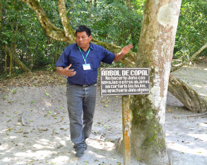 Our guide in Tikal