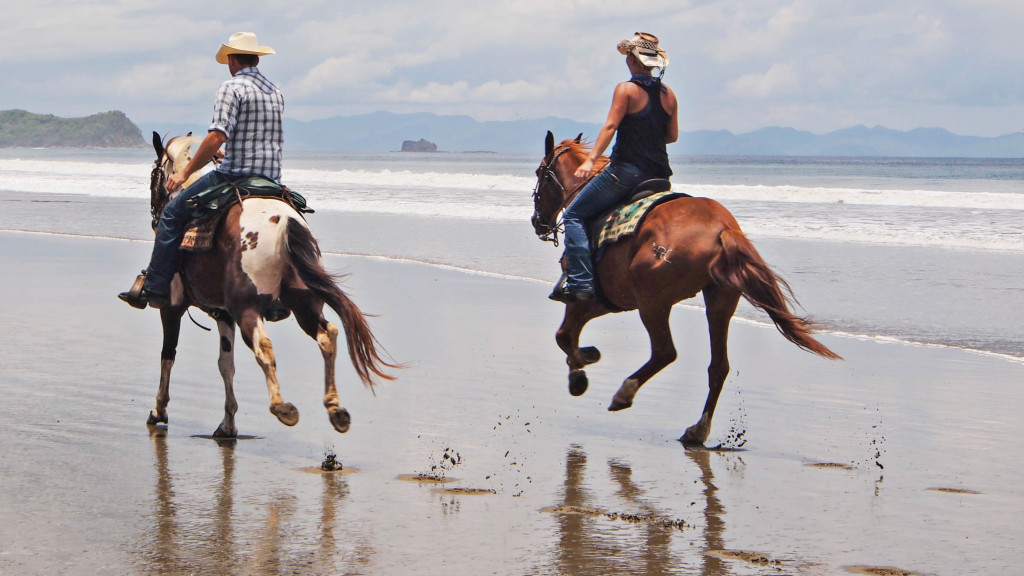 Adam Maire, Christien West, Fins to Spurs, guiding horseback adventures, san juan del sur, nicaragua, running away