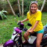 Job abroad, Christine West, Motorbike Fins to Spurs, Diving in Thailand