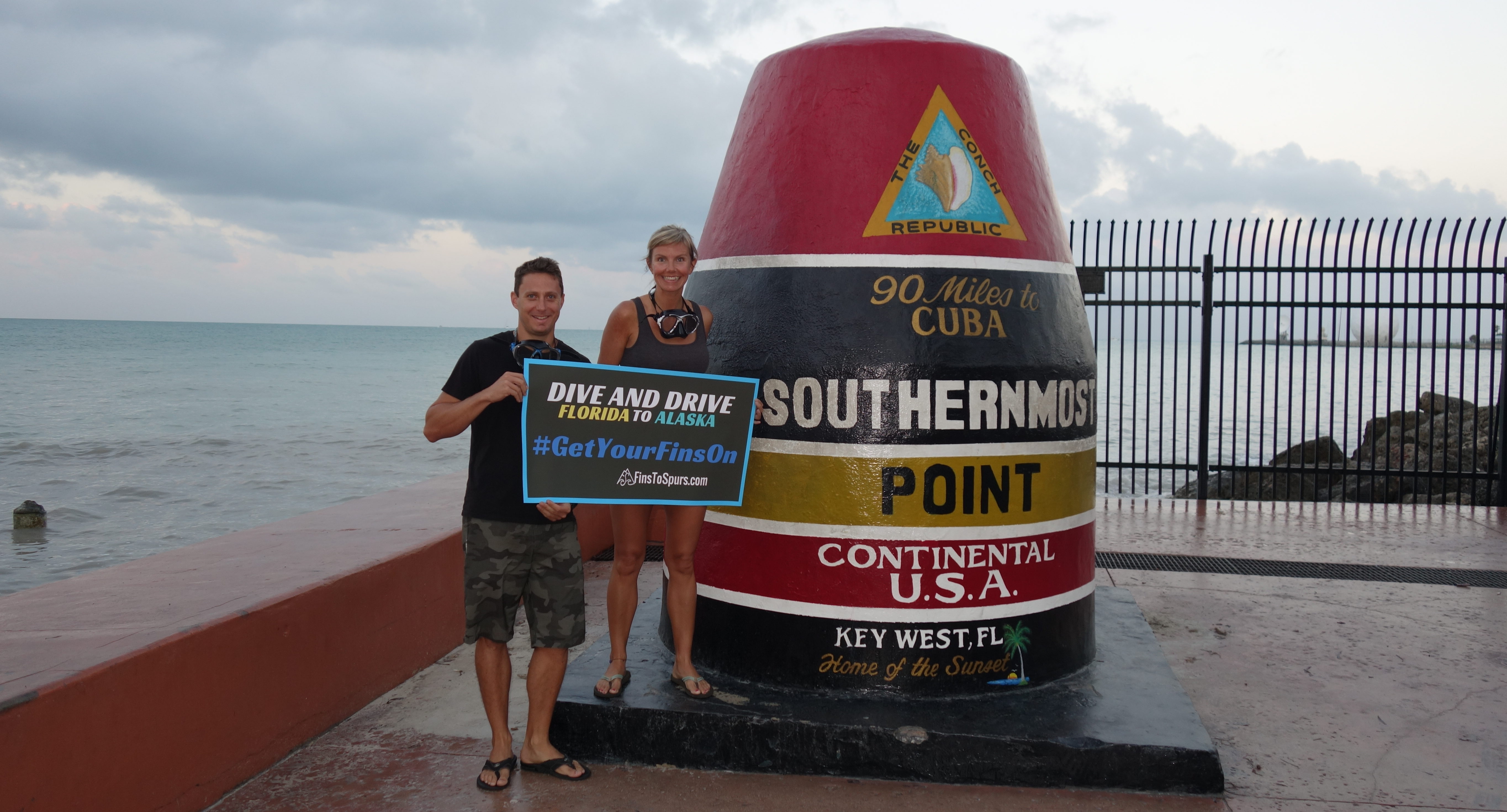 Adam Maire, Christine West, Fins to Spurs, Key West, #GetYourFinsOn